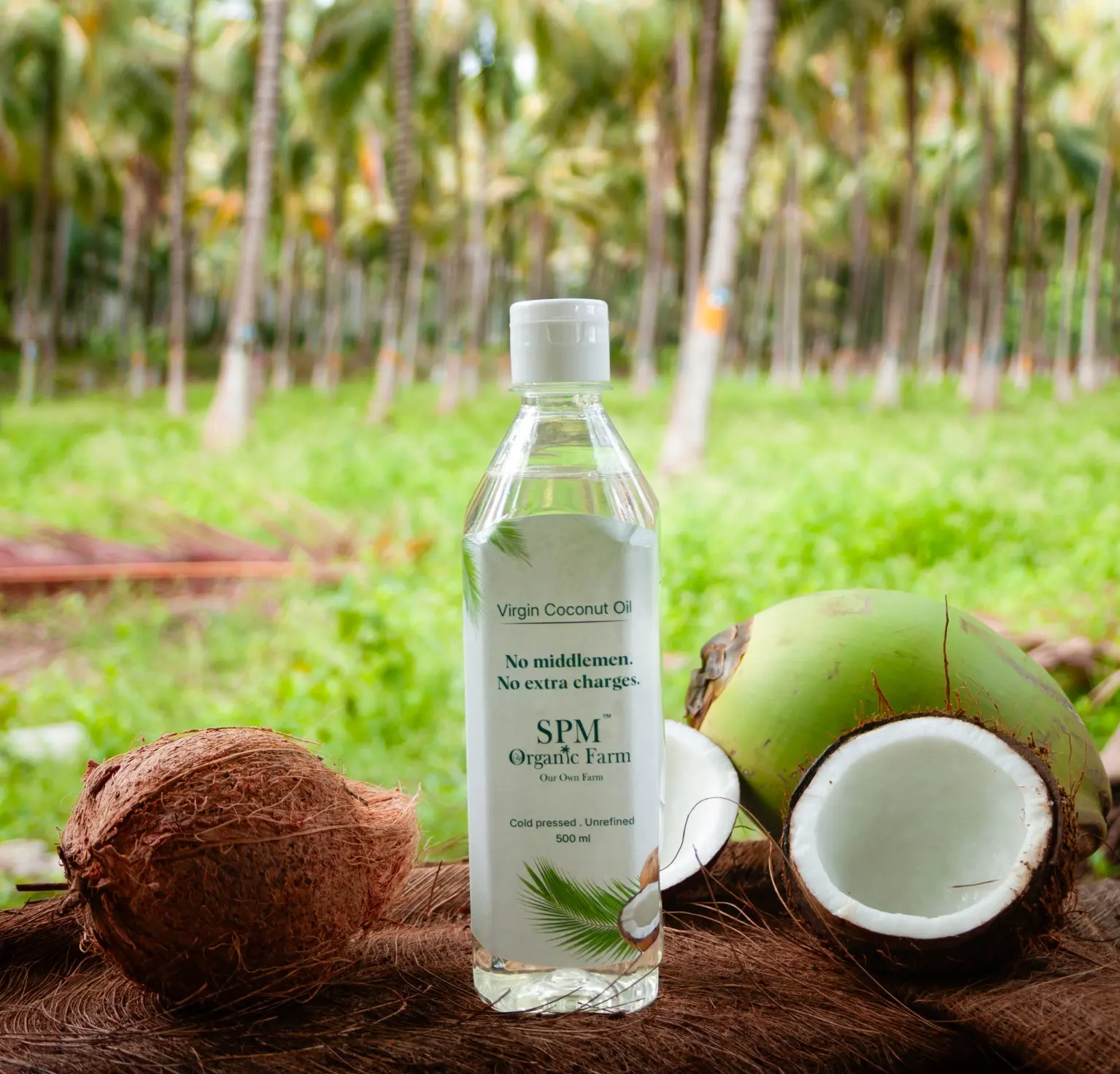 Virgin Coconut Oil 500 ml — SPM Organic Farm